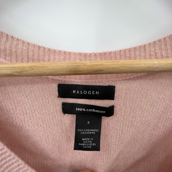 Halogen 100% Cashmere V-Neck Sweater Ladies Size Small - Picture 2 of 4